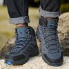 Outdoor Hiking Shoes Men Shoes Mid-top Wear-resistant Anti-slip Comfortable Men Shoes Flat Lace-up Casual Sports Shoes Men