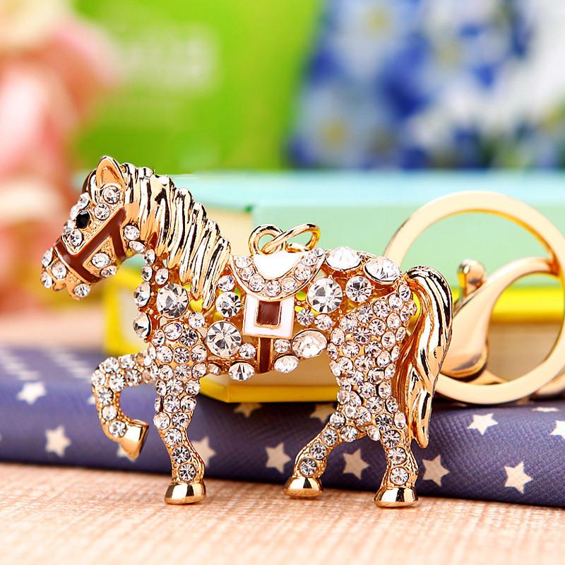  Pony Car Keychain Bag Pendant Metal Keychain Year Of The Horse