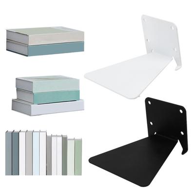 Invisible Floating Bookshelf Wall Mounted Book Shelves for Book Plants DVDs Iron