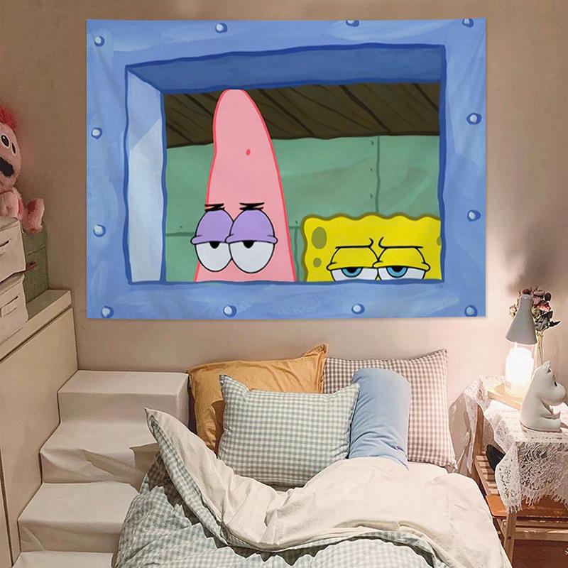 Patrick Star SpongeBob Wall Tapestry - Birthday, Bedroom, Dorm Decor