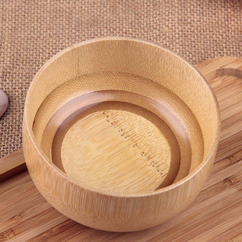 Round Creative Domestic Rice Family Food containers Kitchen utensils Rice Bowl Tableware Vegan bowl Bamboo Bowl