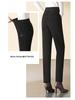 Women's High-Waisted Fleece-Lined Cigarette Pants, 2024 Winter Style, Warm Thickened Plus Size Casuals