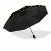 1pc Astrology Symbols Automatic Open/close Folding Compact Umbrella, 8-Rib Sturdy Canopy, Lightweight Portable, Everyday Use, Gift, Outdoor Umbrella,