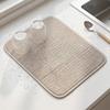 Quick-Dry Superfine Fiber Countertop Mat: Absorbent, Thick, and Easy-to-Clean Hanging Cup Mat