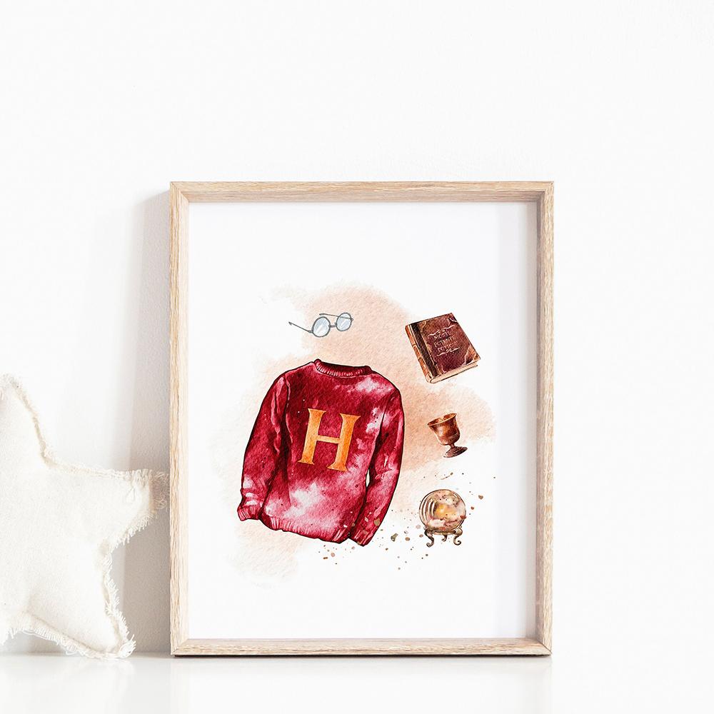 Vrăjitor Școală Matură Carte Poțiune Bufniță Vulpe Film Poster Printuri Artă Pânză Pictură Pepinieră Artă Perete Poze Decor Camera pentru copii