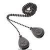 2pcs Ceiling Fan Pull Chain set Light & Fan Extensions with Easy Identification Ceiling Fan Pull Chain Enhancements 3XUF