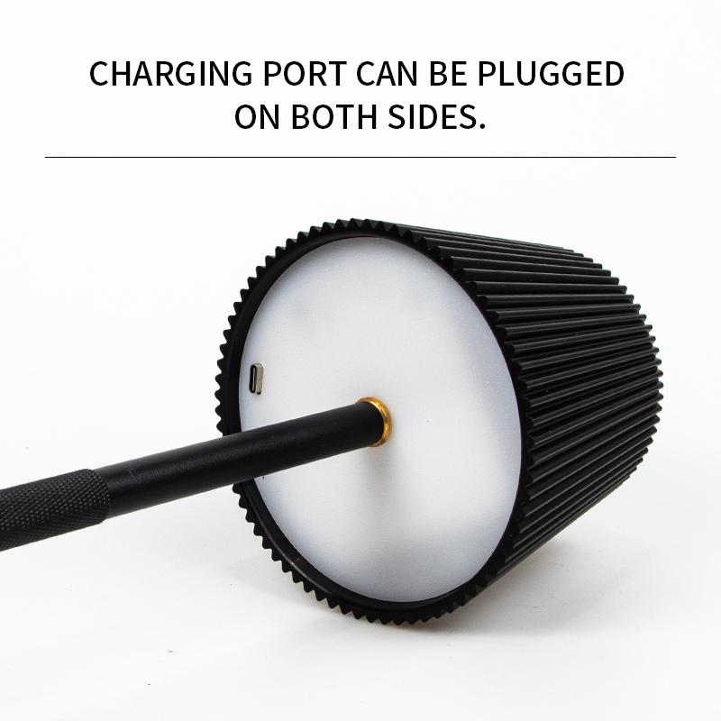 New Rechargeable LED Table Lamp Touch Switch 3 Levels Dimmable Desk Lights Bar Club Dinner Creative Decorative Ambient Lighting