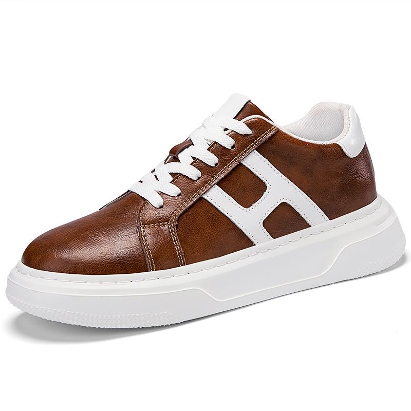 

Мужские туфли на толстой подошве со скрытым увеличением роста 8 см, дышащие повседневные туфли для увеличения роста, 6 пар белых туфель, кроссовки для бега, спортивная обувь, кеды 46