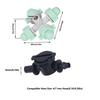 10 Set Durable Plastic Misting Nozzle Fits 4/7mm Hose Quick Connect Misting Spray Nozzle Mist Cooling Nozzle Garden Sprinklers