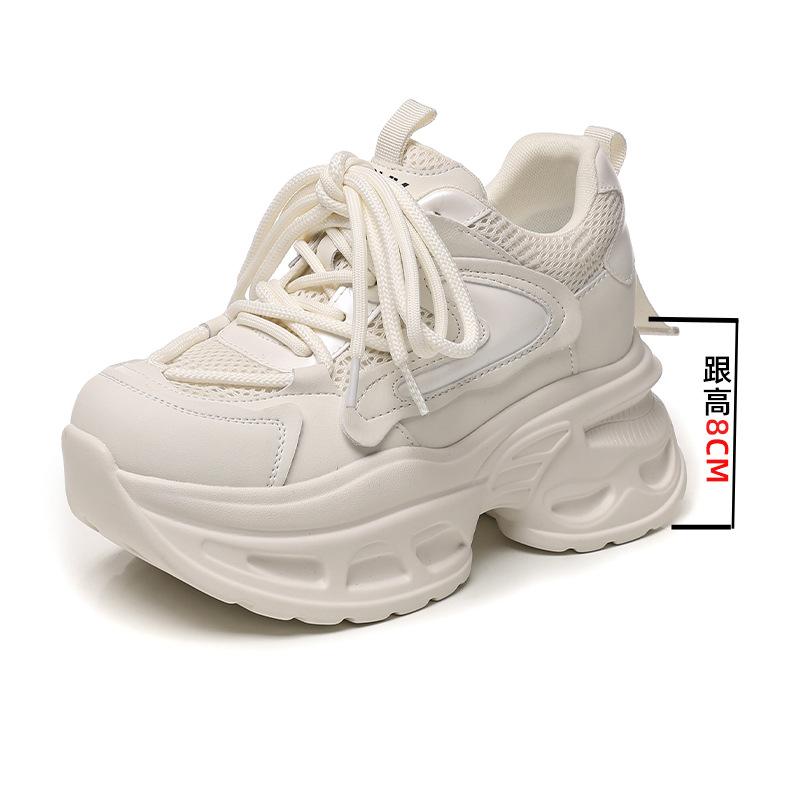 New shoes women's spring and summer new heightened platform casual versatile trend sports shoes muffin shoes women