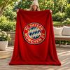 FC Bayern Munchen blanket Flannel Blanket Soft Cozy Plush Throw for Sofa Bed Lightweight Home Decoration Gifts for Christmas various holidays