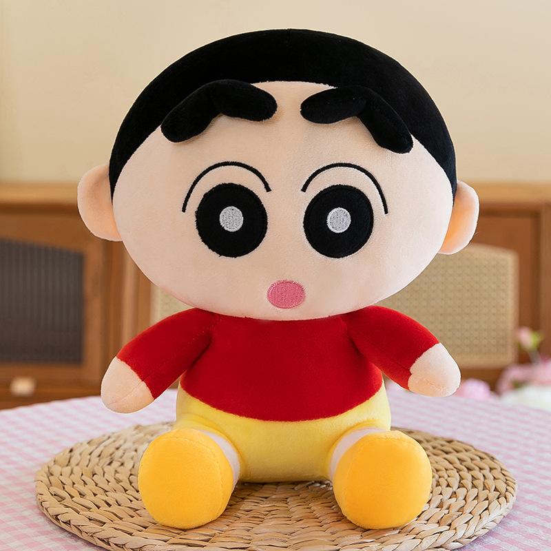 New Crayon Small New Doll Zuowemen Little White Doll Bed Doll Pillow Sleeping Plush Animation Male Throw Pillow