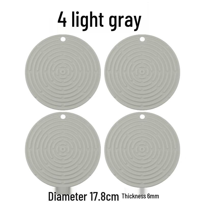 Ruhan Silicone Threaded Heat Insulation Placemat Set