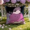 Cute Anime T-Takopi's Original Sin Cushion Cover Home & Car Dual-Scene Pillow Cover: Reversible for Premium Comfort
