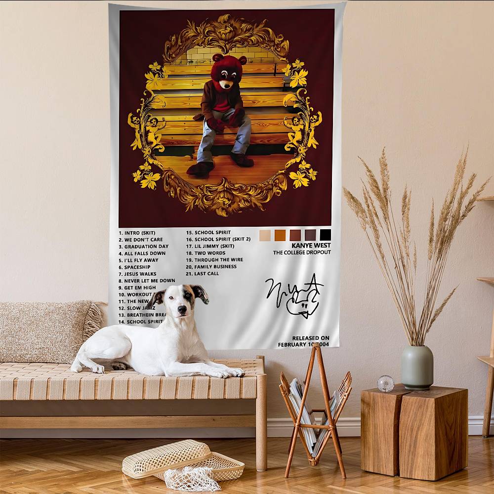 KKanye SINGER Westwebp Colorful Tapestry Wall Hanging Cheap Hippie Wall Hanging Bohemian Wall Tapestries Mandala Sheets