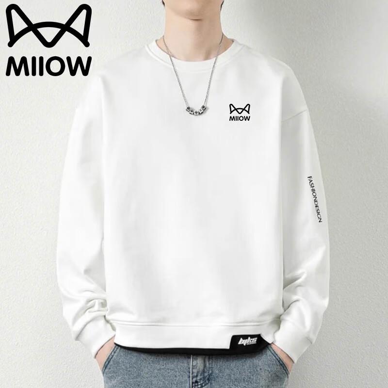 

Maoren Men s Round Neck Casual Pullover Sweatshirt L