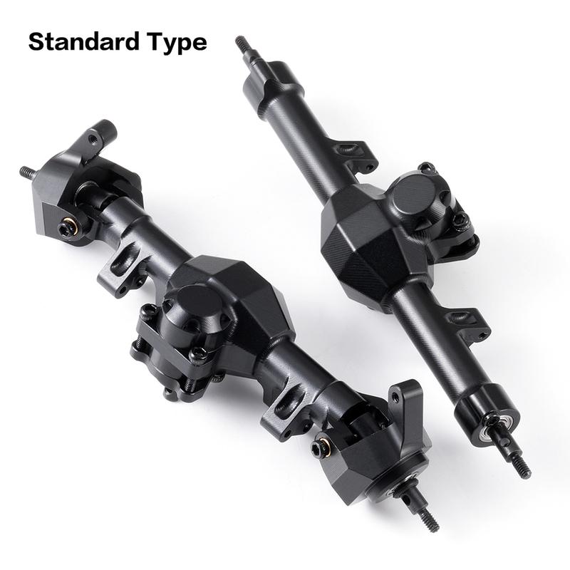 AXSPEED Front / Rear Aluminum Alloy Standard/Extended Portal Axle for Axial SCX24 1/24 RC Car Upgrade Accessories Parts
