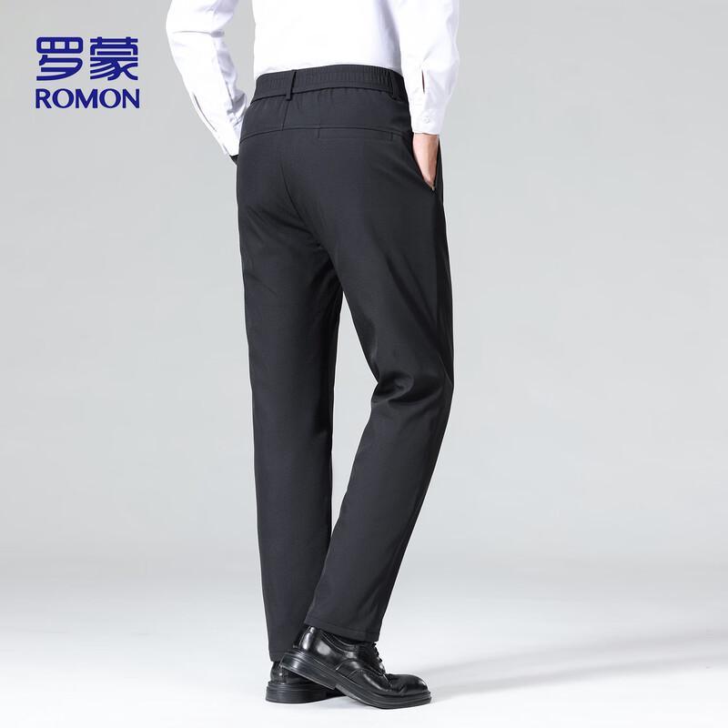 ROMON Men's 810 Goose Down Straight-Leg Dress Pants