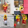 Koreanischer Ins Halloween Kinderkostüm Für Kindergarten Party Show Outfit Jungen Und Mädchen Pommes Kleidung Aufblasbare Säule)