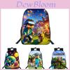 Minecraft Backpack For Kids With Printed Design Nylon School Bag With Padded Straps For Elementary Students