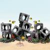 Hollowed-out Aquarium Rock Resin Shrimp Breeding Cave Cubes Cave Shelter  Home Aquarium