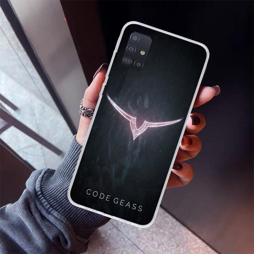 Code Geass Anime Phone Case For Samsung Galaxy A12 A52S A42 A32 A22 A51 A50 Note 20 Ultra 10 S10 Plus A71 A70 A31 A30 A10S Galax