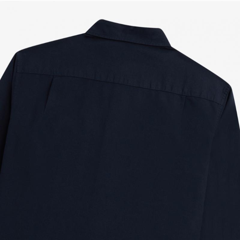 Fred Perry Long Sleeve Oxford Shirt Navy Afpm2435516 608