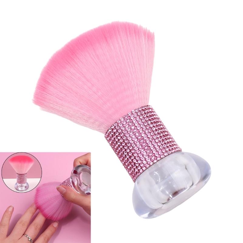 Multifunktionale Nageldust-Reinigungspinsel mit weichen Borsten, Puderpinsel für professionelle und Heimmaniküre