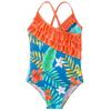 2023 Floral Ruffle One-Piece Swimsuit for Girls