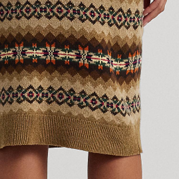 Polo Ralph Lauren Color Block Pattern Casual Knit Maxi Dress Women Dresses Multicolor WMLRSKTS6H20186-999