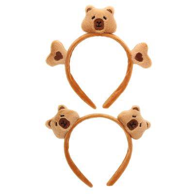Kid Friendly Bear Headband Soft Comfortable Headwear Women Hair Decoration Fashion Headpiece Daily Wear Hairband