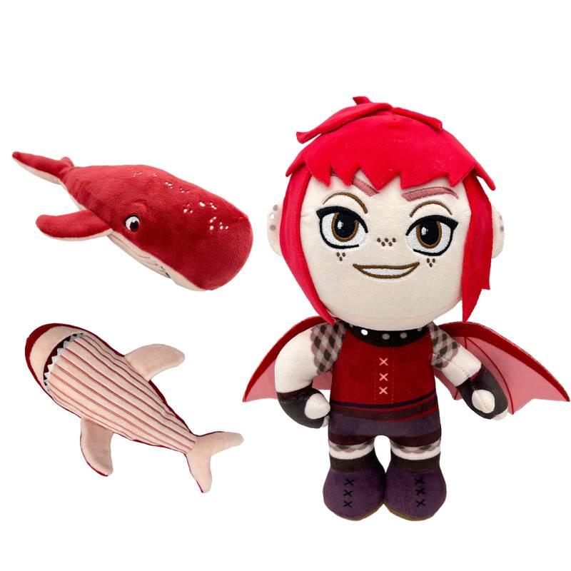 Nimona Monster Girl Plush Toy Doll Anime Collectible Figure