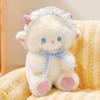 20cm Sitting Sweet Lamb Sheep Doll Plush Toy Stuffed Pink Blue Cartoon Grassland Animal Plushie Girlfriend Gift