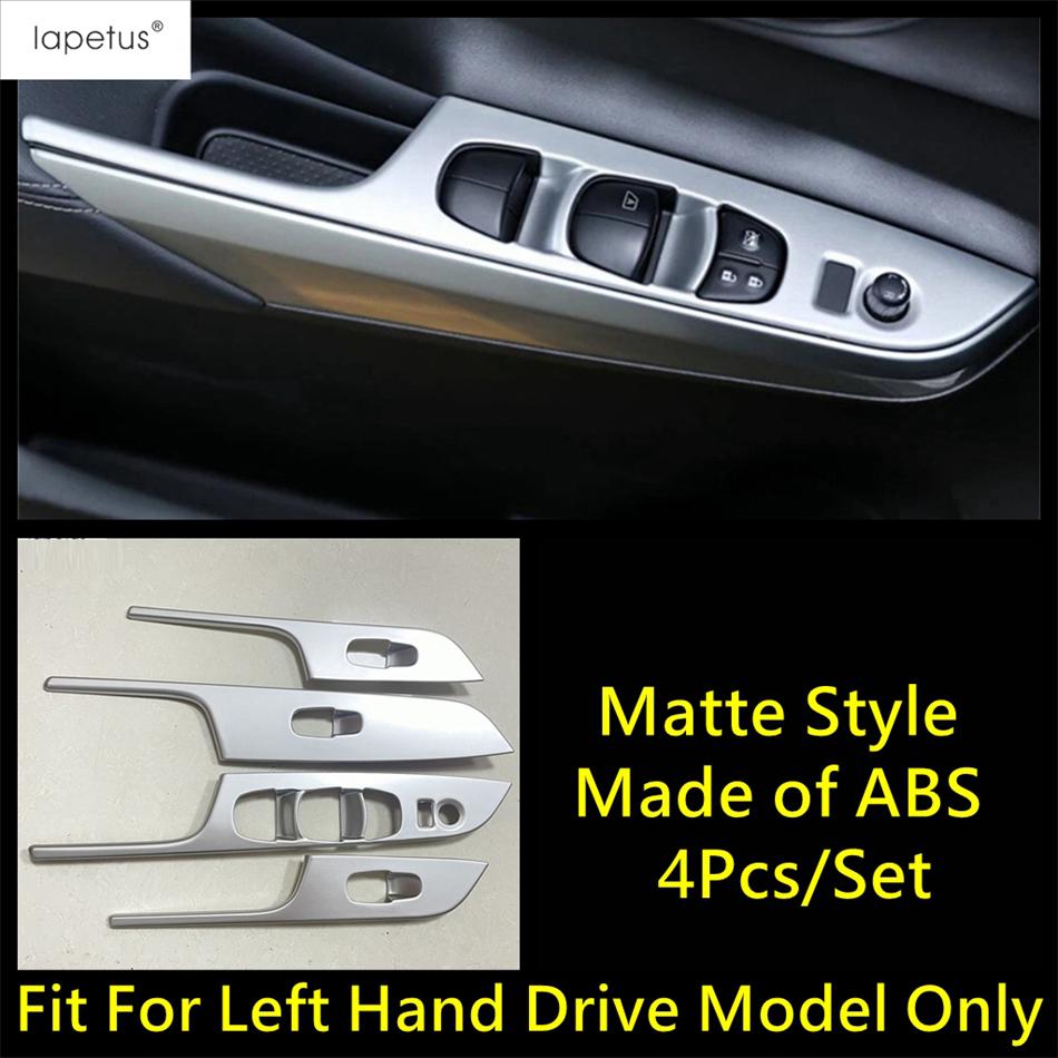 Car Window Switch Lift Control Panel Cover Trim For Nissan Navara NP300 / Terra 2017 2018    Accessories Interior