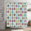 Donut Shower Curtain Cute Food Patterned Bathroom Decor Washable Fabric Liner Home Sweet Home Kitchen Dorm Room Decoration