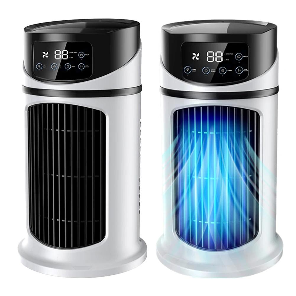 3-in-1 Persönlicher Leiser Tischventilator 6 Geschwindigkeiten Einstellbarer Zirkulationswind Luftkühler Kühlventilator für Büro Schlafzimmer Schreibtisch