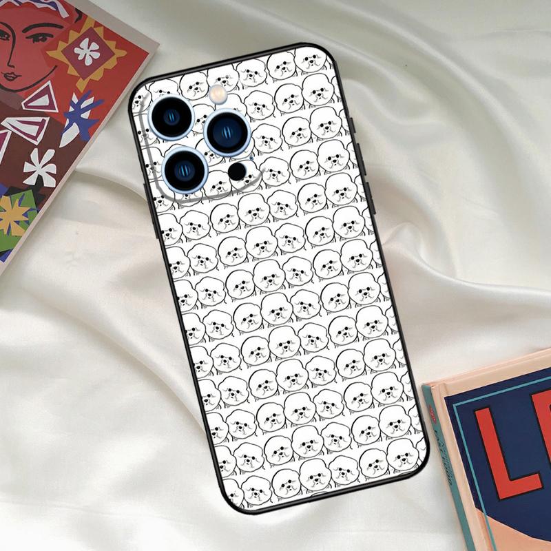 Bichon Frise Dog Puppy Phone Case For iPhone 16 15 14 13 12 11 Pro Max XS X XR Plus 13 12 Mini Cover Coque