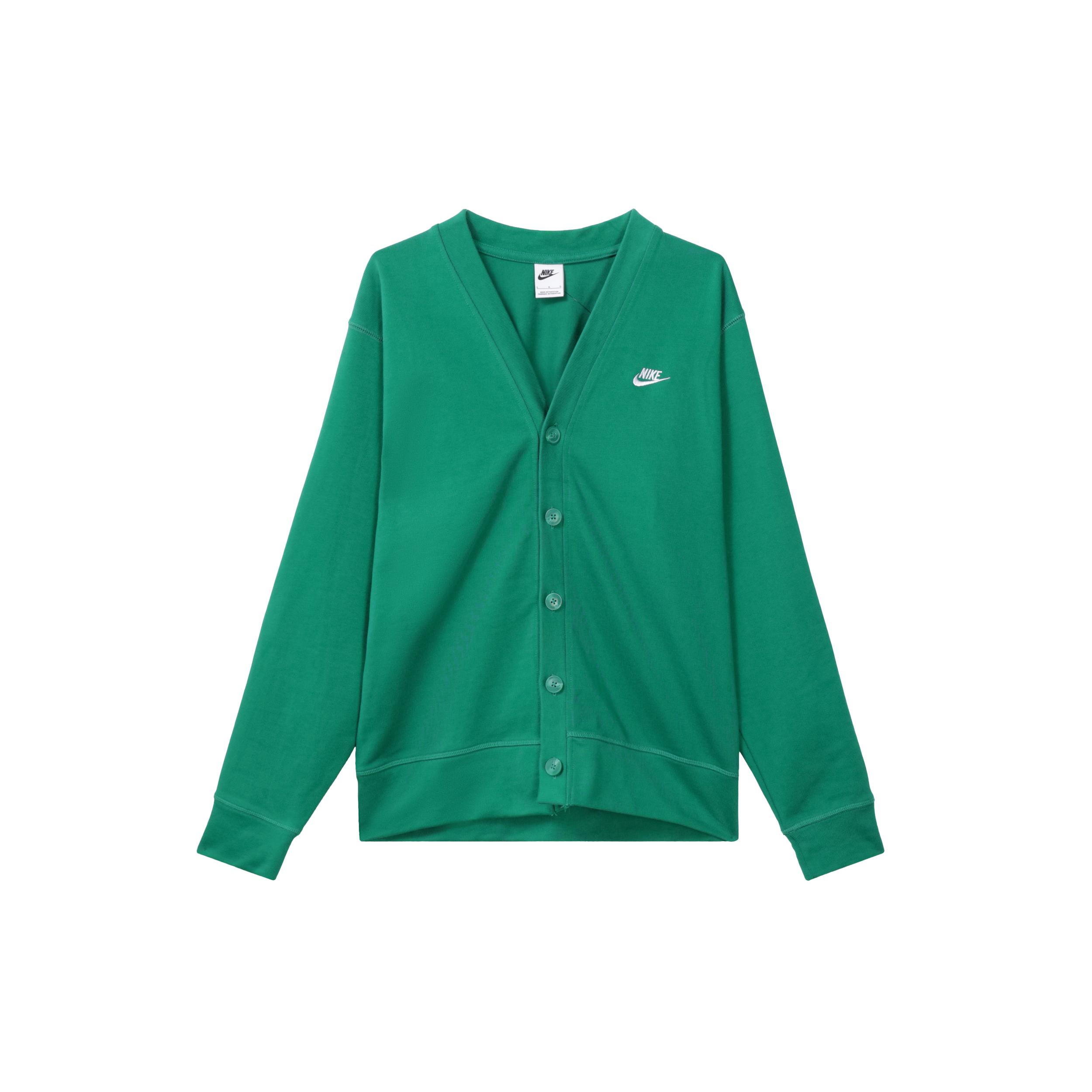 New Nike Club Men s Knit Fairway Cardigan Green FN3899-365 XL 4187₽