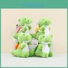Soft Plush Dinosaur Keychain Adorable Fruit Backpack Pendant Doll For Children