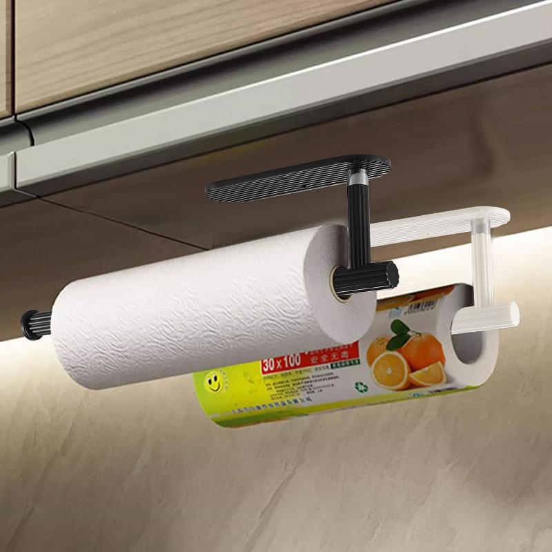 Kitchen Roll Paper Holder, Non Perforated Cabinet, Cling Film Holder, Bathroom Wall Mounted Toilet Paper Holder, Tissue Holder