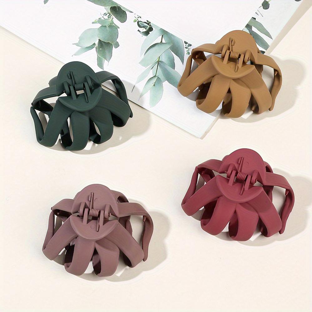 1pc Women Frosted Octopus Hair Clip