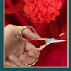 Retro Cross Stitch Scissors Antique Durable High Steel Tailor Craft Sewing Household for Fabric Scisso Shears