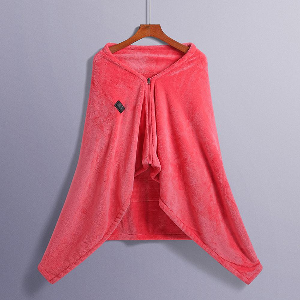 USB Electric Warm Heating Shawl Soft and Comfortable Blanket Winter Knees Body Warmer Home Office