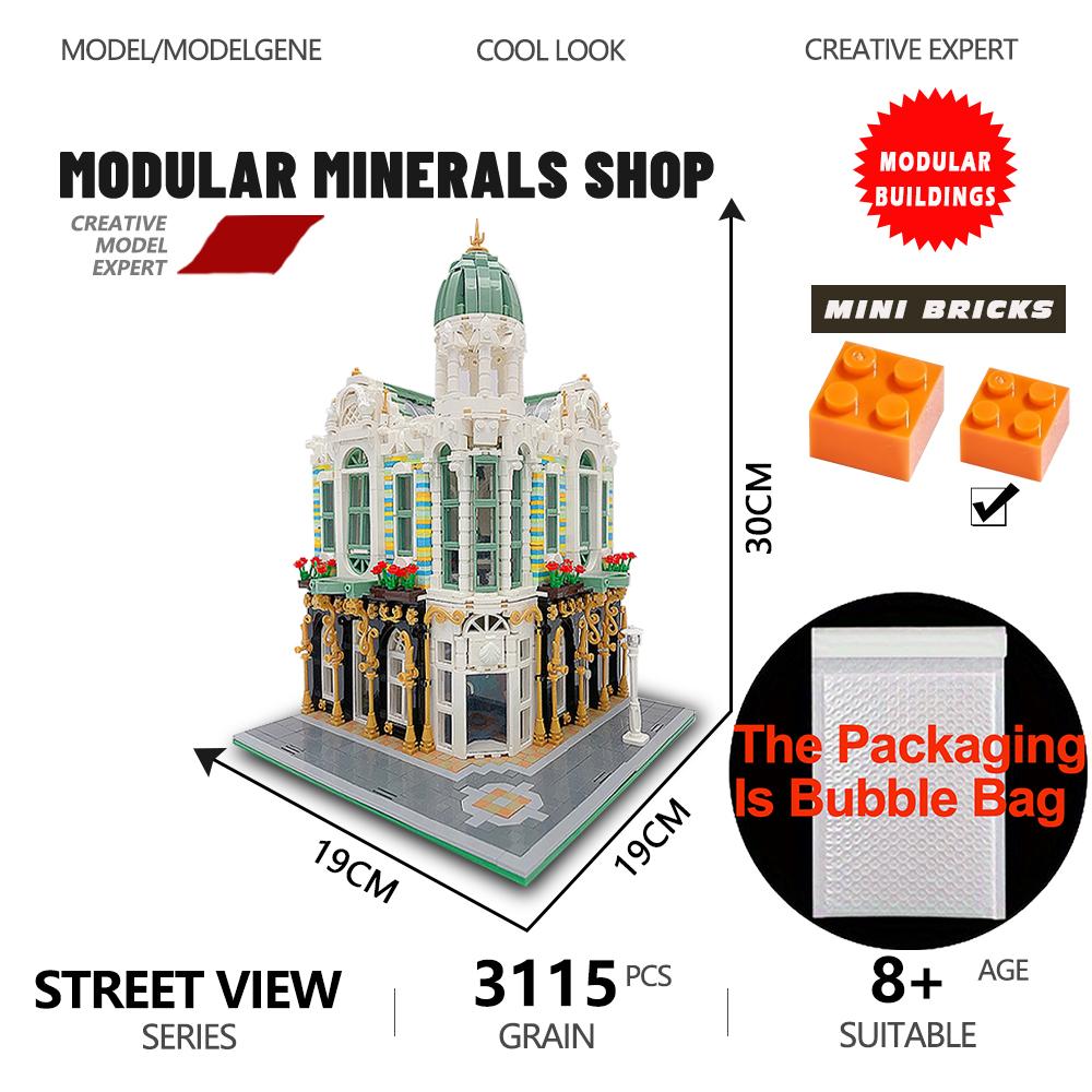 

[Мини-кирпичи] Модель Street View Building Blocks Square Post Office Corner Bike Shop Hotel Coffee Park City Bricks Toys Kids Gift NO Original Box