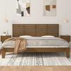 824721 vidaXL Wall-mounted Headboard Honey Brown 206x3x63 Cm Solid Pine Wood