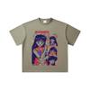 260 GSM Double Yarn 32 Count 100% Cotton Rei Hino Print Unisex Heavy Cotton T Shirt