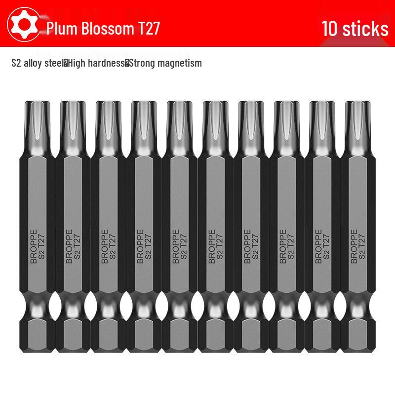 BROPPE Electric Magnetic Phillips Torx Hex S2 Drill Screwdriver Bit