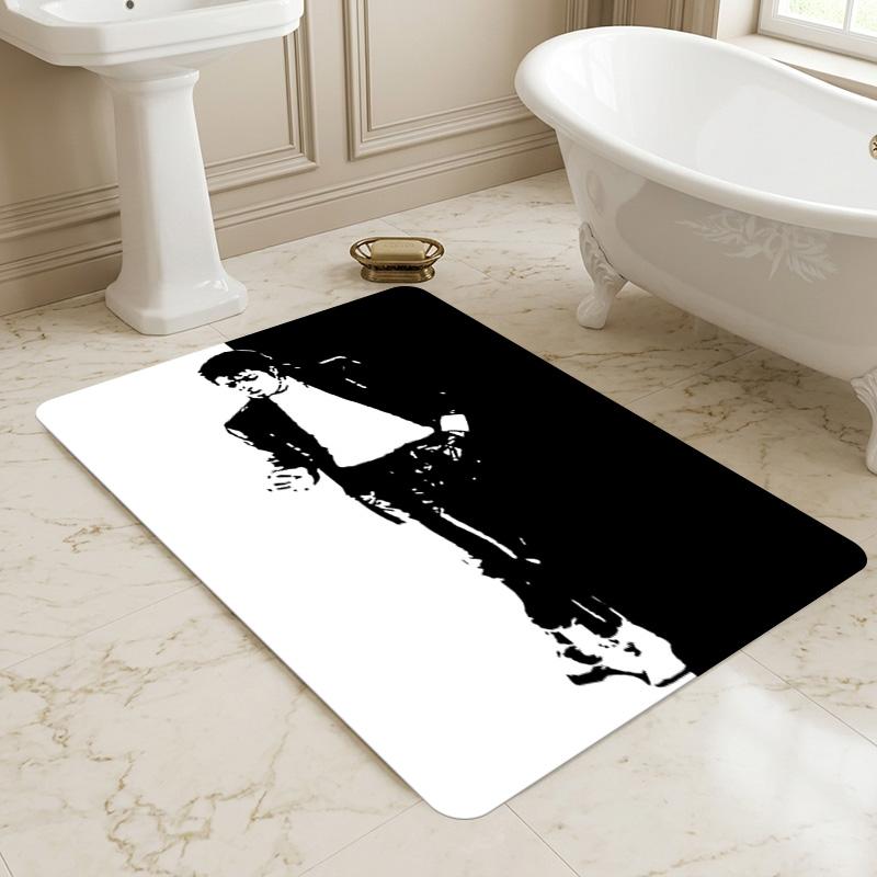 Tappeto Antiscivolo per Soggiorno Michael Jackson Tappeto Morbido per Camera da Letto Sala Giochi Stanza dei Bambini Divano Ufficio Decorazione Casa Zerbino