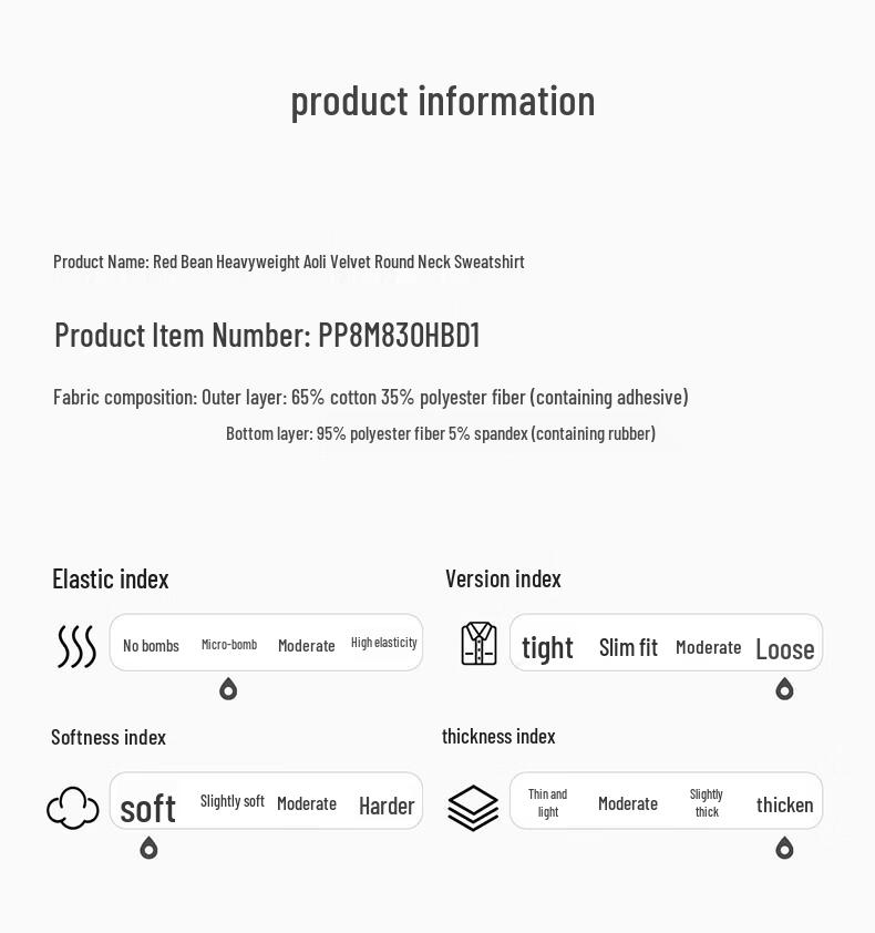 Hodo Herren Oran Fleecegefüttertes Rundhals-Sweatshirt