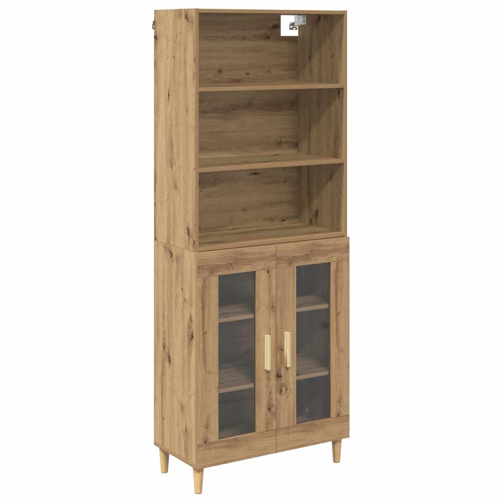 Highboard Artisan Oak 69.5 x 32.5 x 180 cm Particleboard